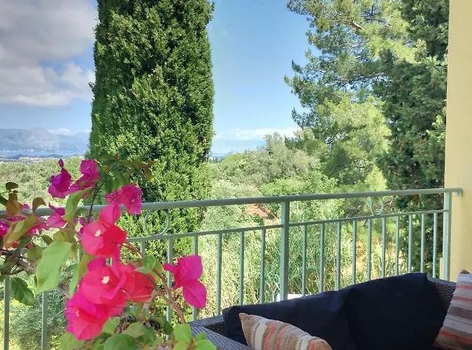 Gastouri Pascalia With Heated Pool In October And Views Villa *
