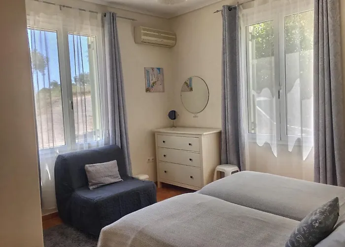 Villa Gastouri Pascalia With Heated Pool In October And Views Achílleion