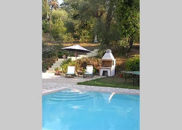 Gastouri Pascalia With Heated Pool In October And Views Villa *