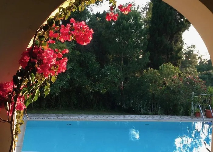 Gastouri Pascalia With Heated Pool In October And Views Achílleion