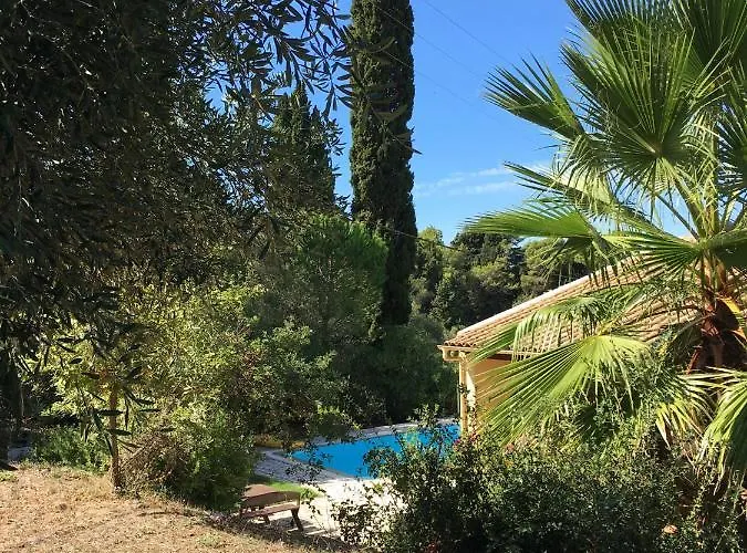 Villa Gastouri Pascalia With Heated Pool In October And Views