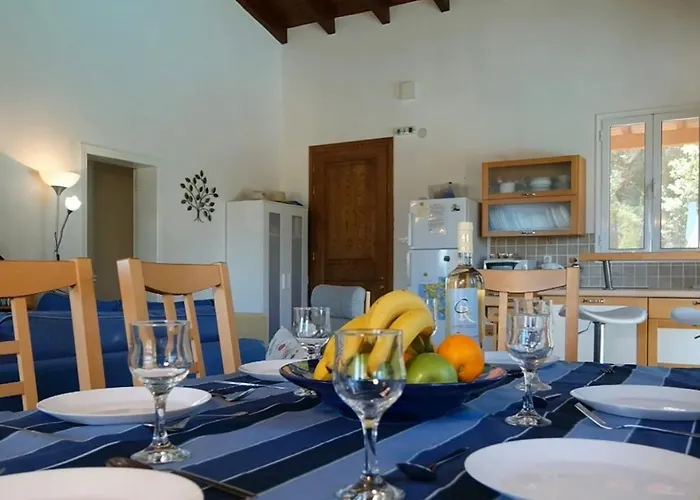 Villa Gastouri Pascalia With Heated Pool In October And Views Achílleion